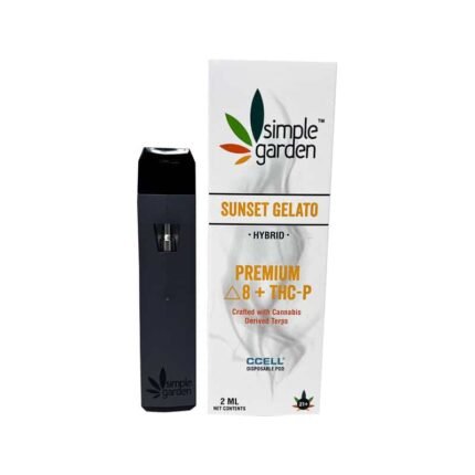 Delta-8 THC & THCP Disposable Vape (2ml) – Sunset Gelato (Hybrid)