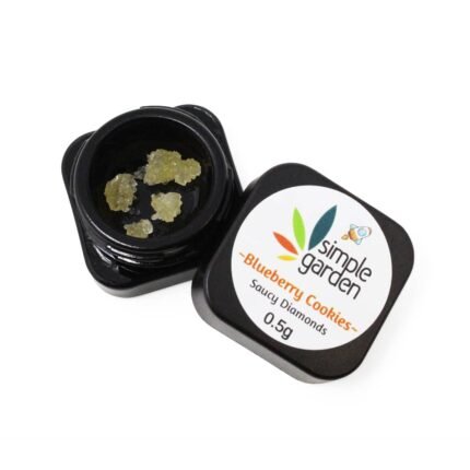 .5G THCa Saucy Diamonds Concentrate – Blueberry Cookies